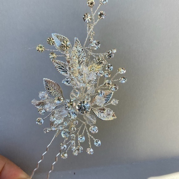 Wedding / Party Women’s Silver Crystal hair Clip main image 6